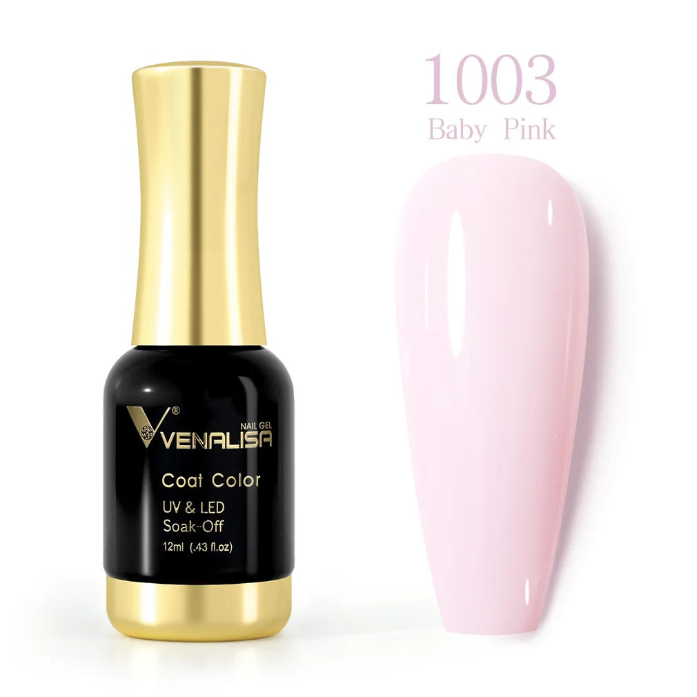 VENALISA Gel Nail Polish Set – 120 Colors UV/LED Soak Off 12ml