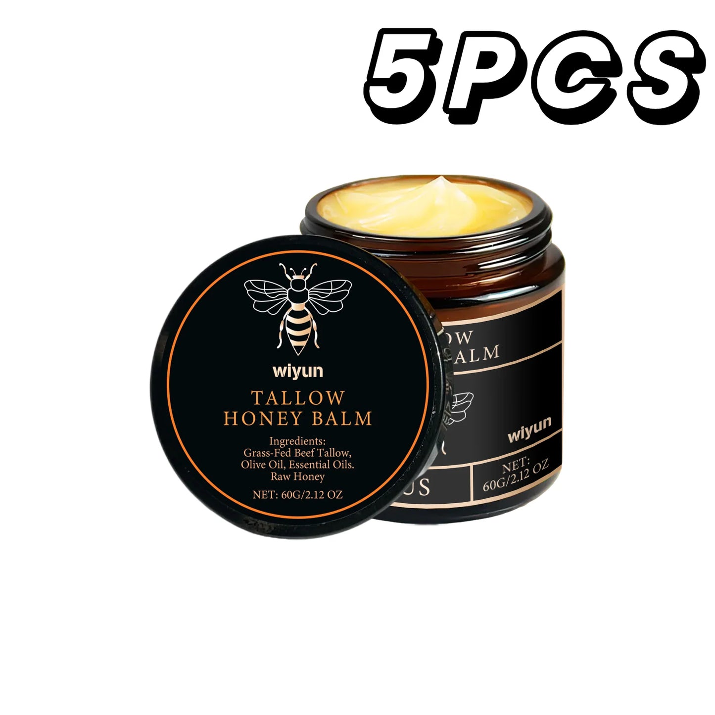 Tallow Honey Cream – Firming, Hydrating & Skin Elasticity Moisturizer