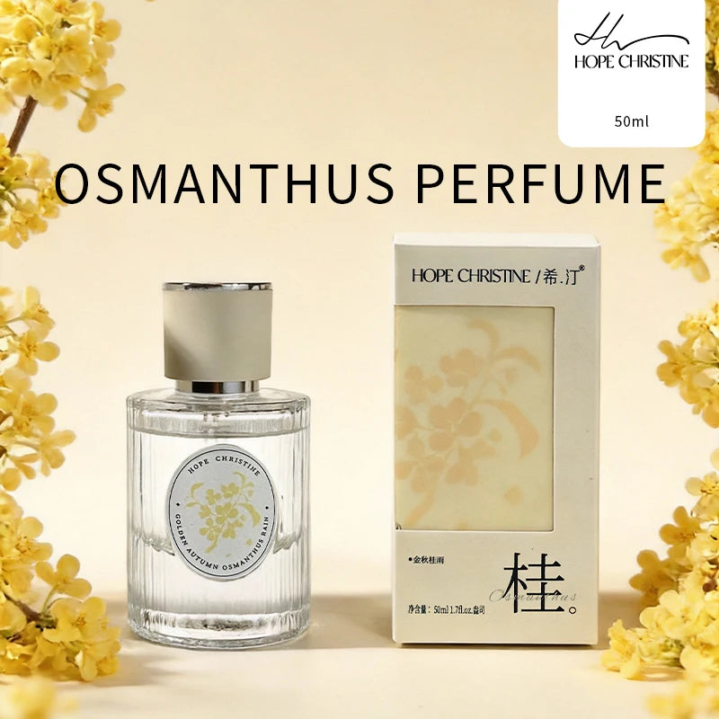 HOPE CHRISTINE Brand Osmanthus Fragrance for Woman Original Long Lasting Floral Notes Perfume 50ML Free Shipping