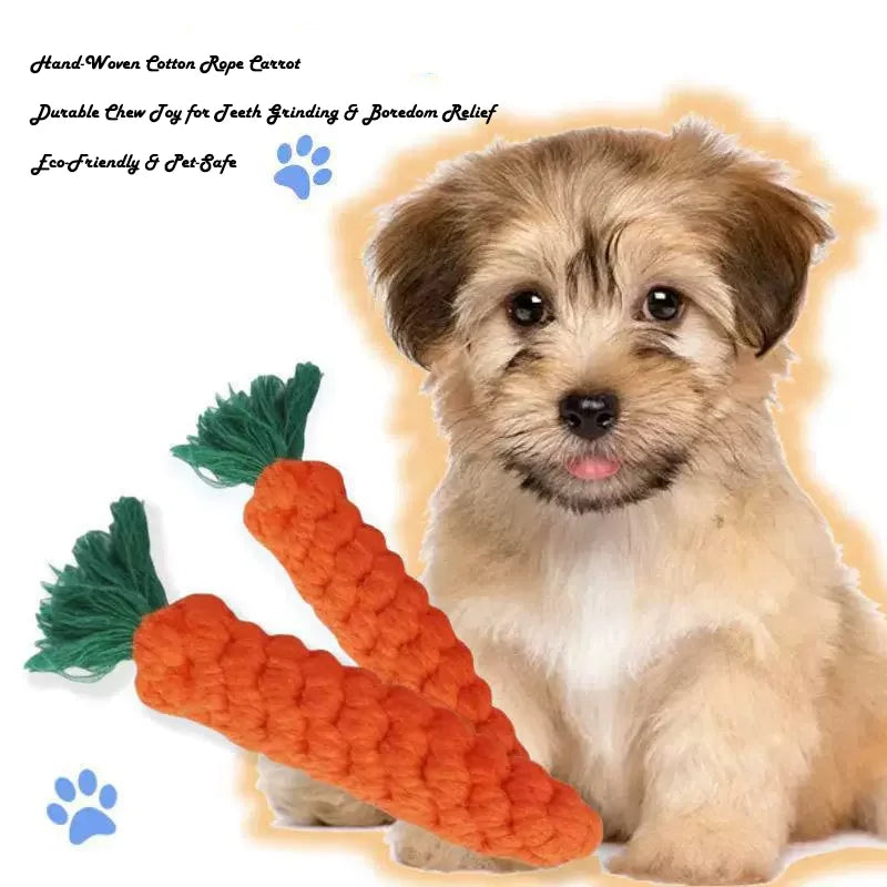 ToughCarrot: Bite-Resistant Cotton Chew Toy