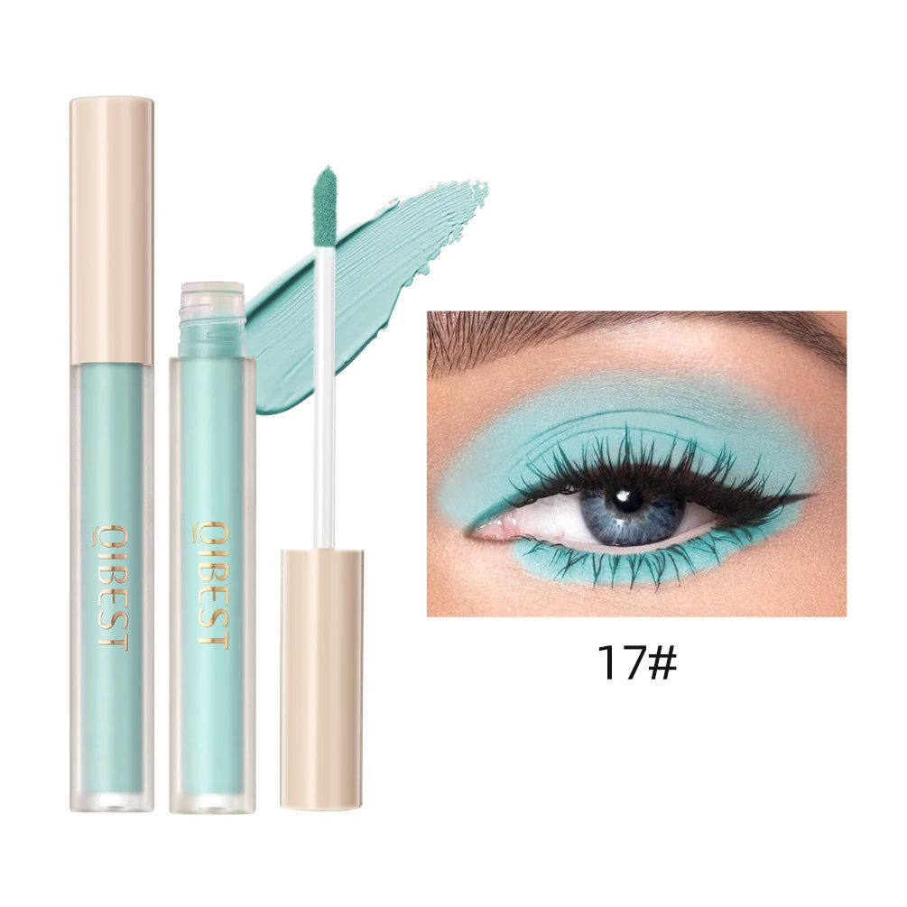 QIBEST Matte Liquid Shadow Collection – 8-Stick Set, Dual-Use for Eyes & Cheeks