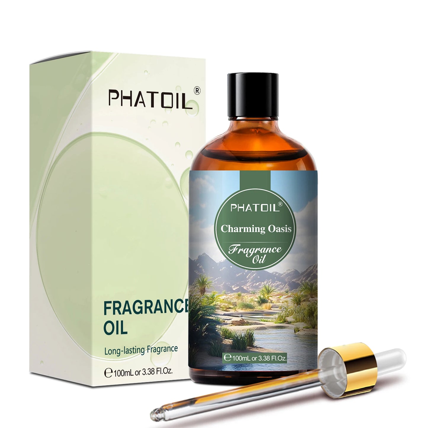 PHATOIL Almond & Vanilla Fragrance Oil – Diffuser Aromatherapy (100ml)