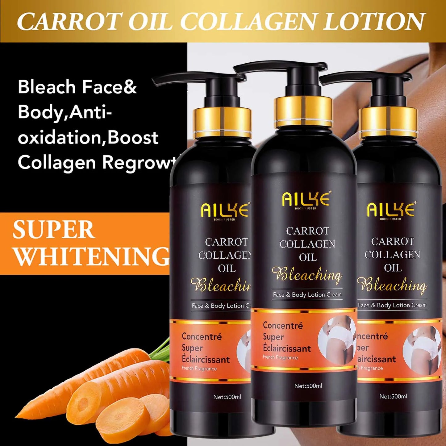 AILKE Collagen Skin Care Set – Hydrating & Brightening Body Care