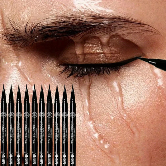 Long-Lasting Fast-Drying Eyeliner Pen Set (10 Pack)