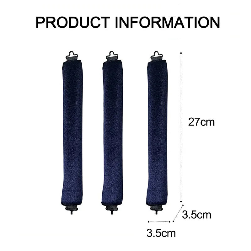 Heatless Hair Curlers – Curling Headband & Flexi Rod Set