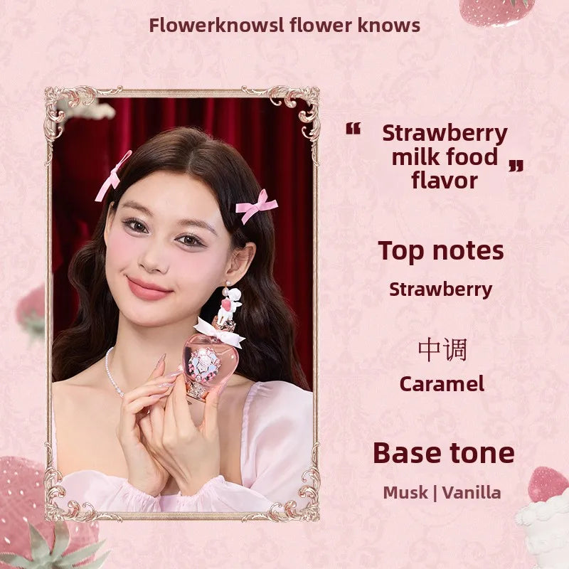 Flower Knows Strawberry Cupid Eau de Parfum – 50ml Floral Gourmand Fragrance for Women