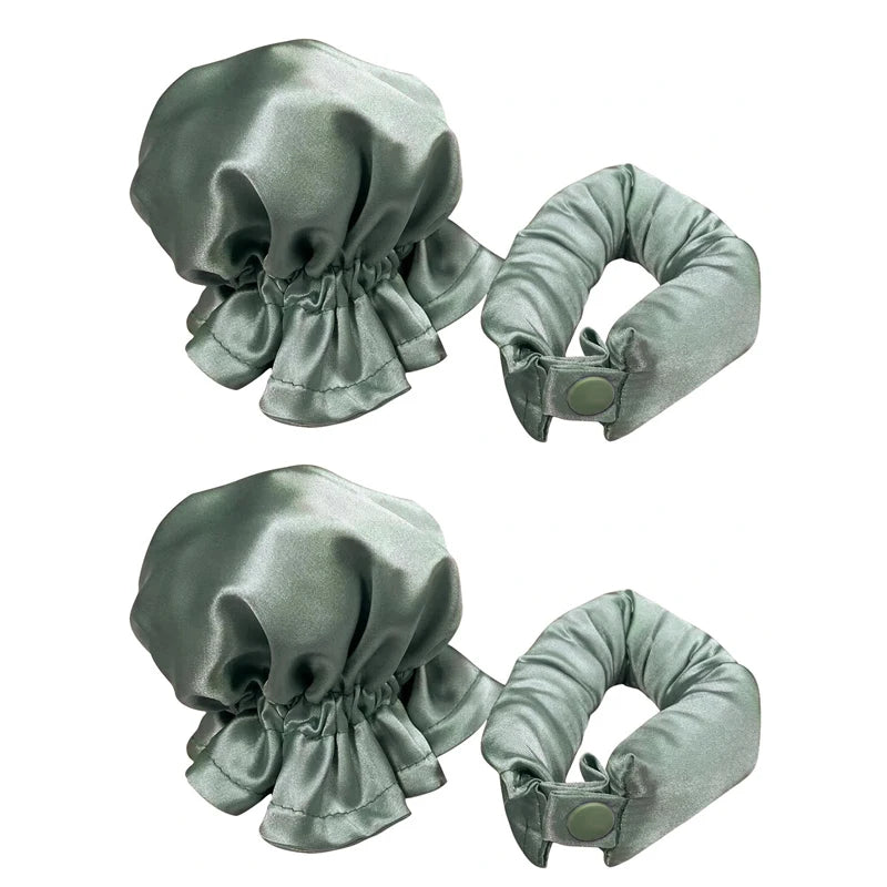 Heatless Silk Curling Headband – No Heat Hair Curlers Set