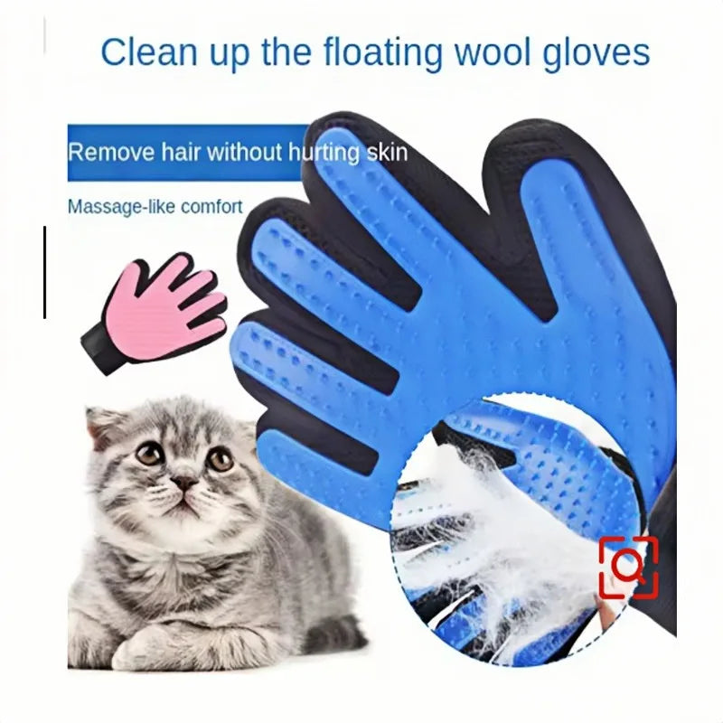 MassageGlove: Gentle Pet Grooming & Deshedding Mitt