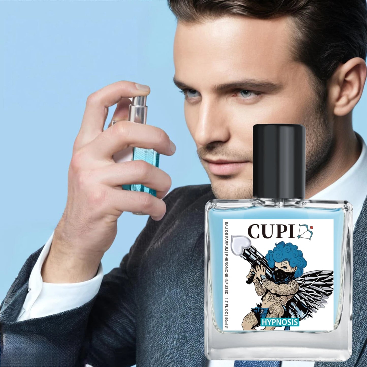 Cupid Men’s Eau de Parfum – Infused Cologne Fragrance (50ml)