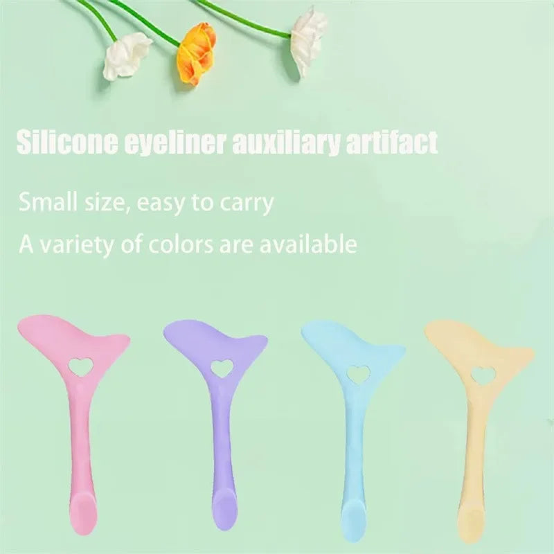Reusable Eyeliner Stencil – Silicone Wing Makeup Tool