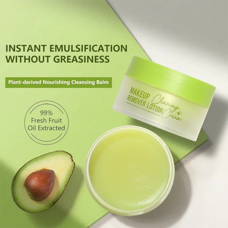 Avocado Makeup Remover Cream – Gentle Eye & Lip Cleanser