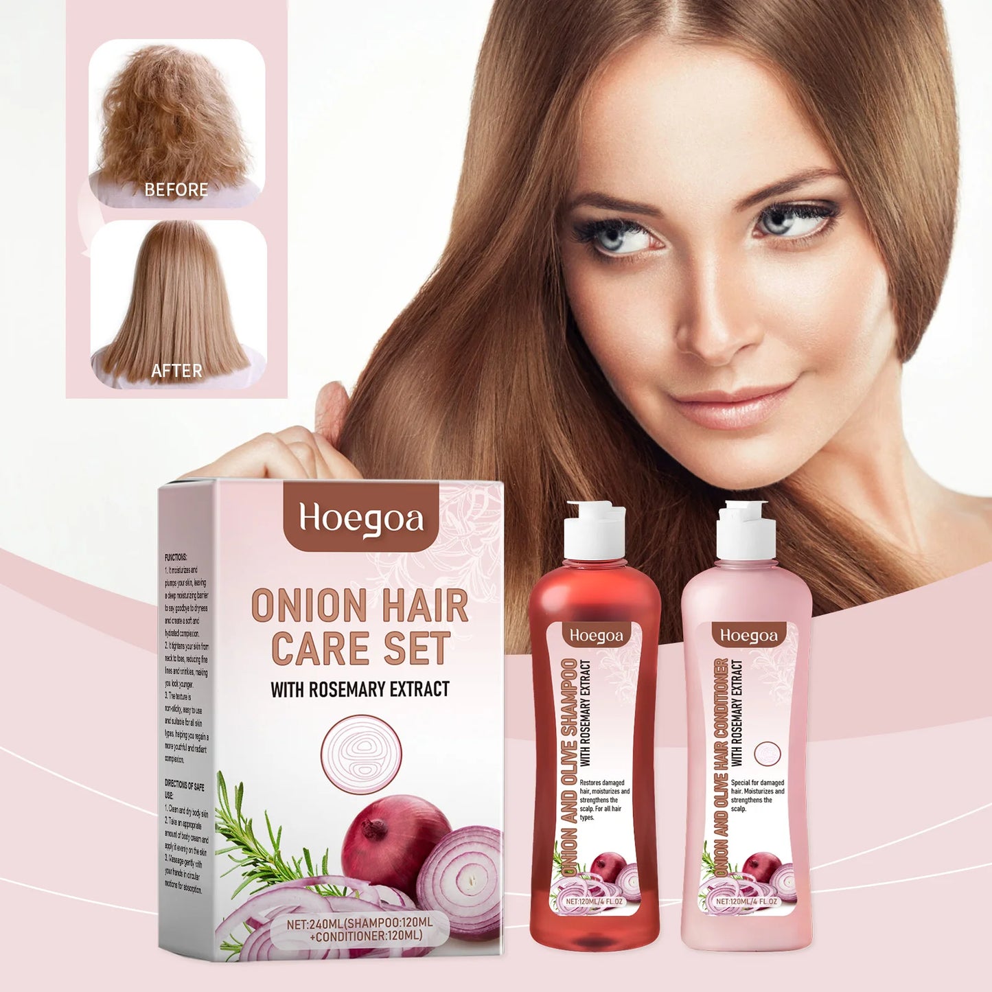 Rosemary Onion Hair Repair Shampoo & Conditioner