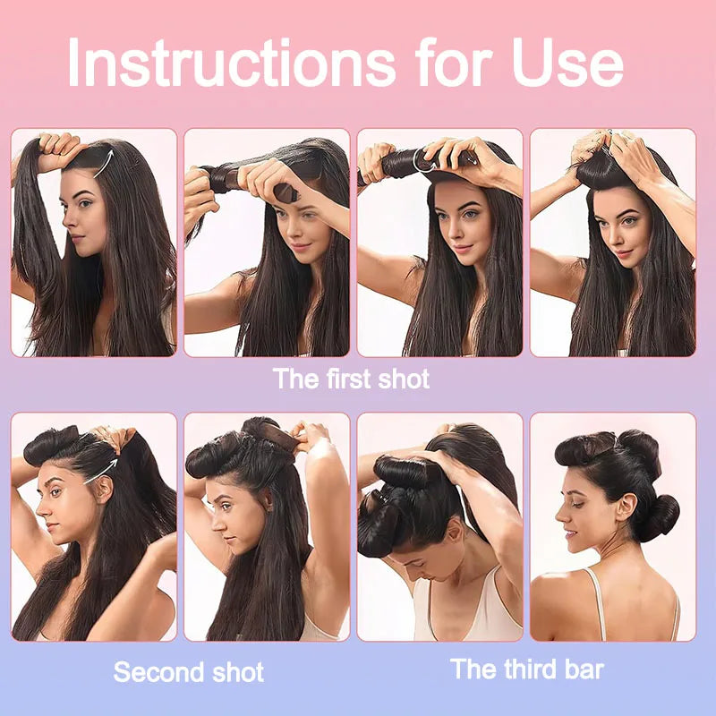 Heatless Hair Curlers – Curling Headband & Flexi Rod Set