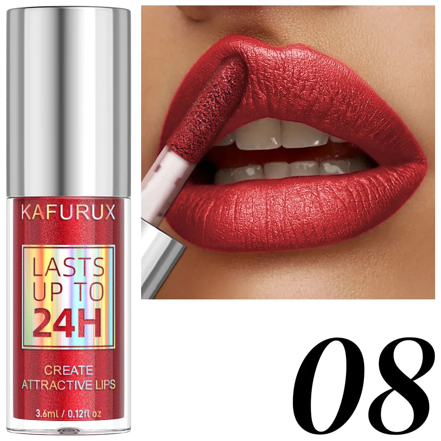 20-Color Glitter Lip Gloss Set – Waterproof Diamond Shine