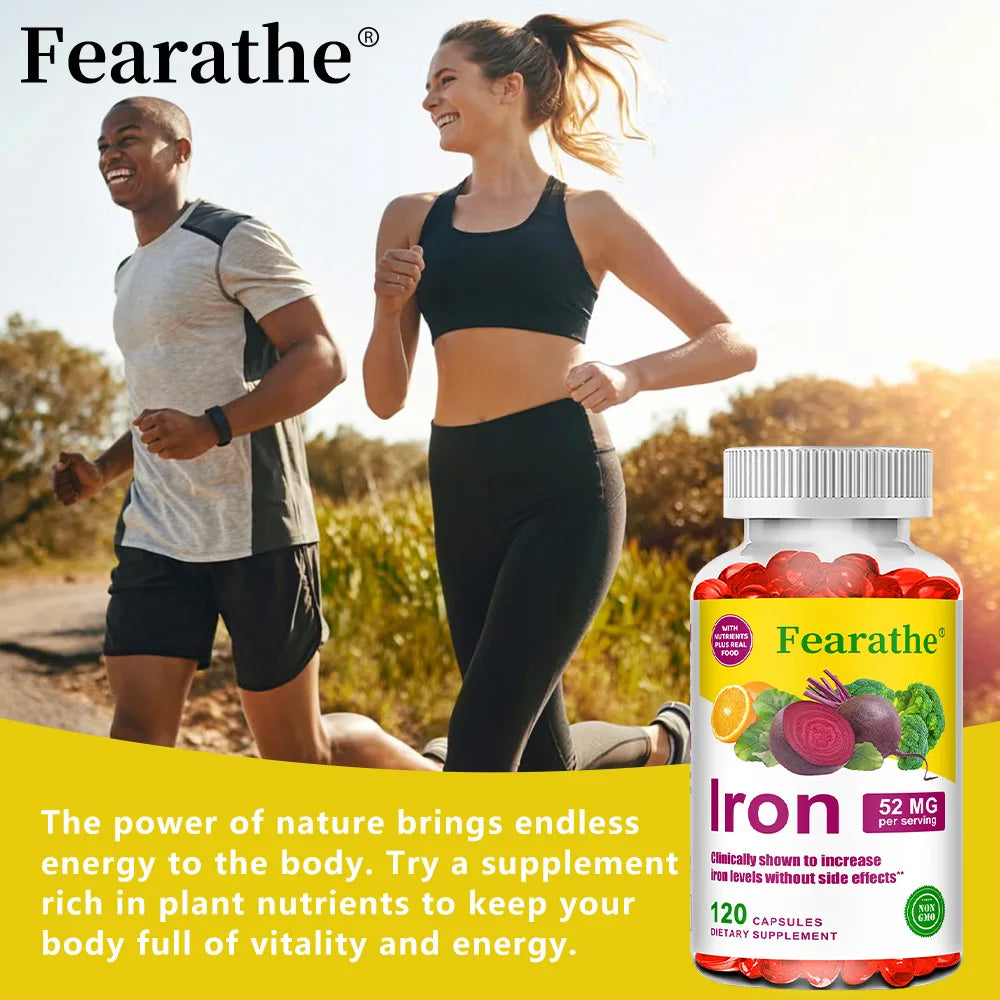 Iron & Vitamin C Supplement – Energy & Immune Support