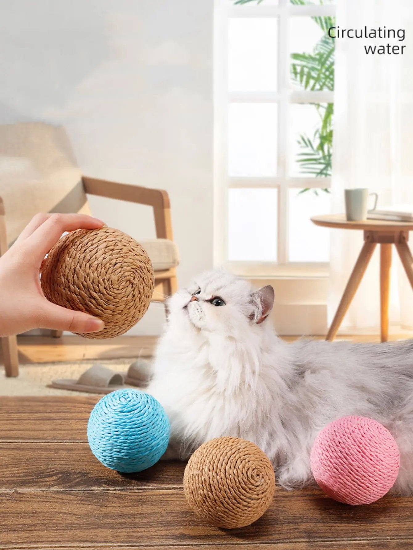 PurrfectClaw: Natural Sisal Scratch & Clean Toy
