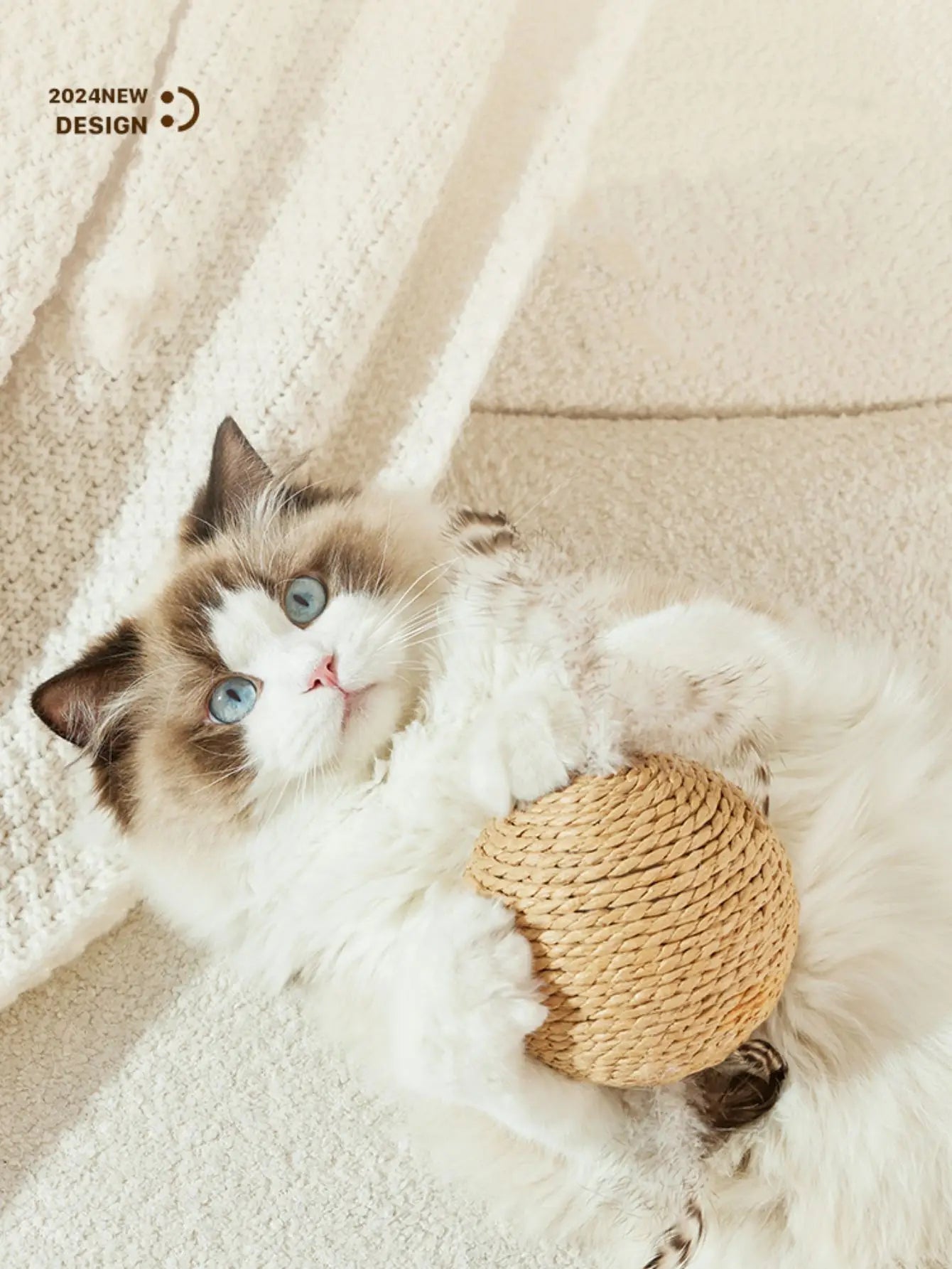 PurrfectClaw: Natural Sisal Scratch & Clean Toy