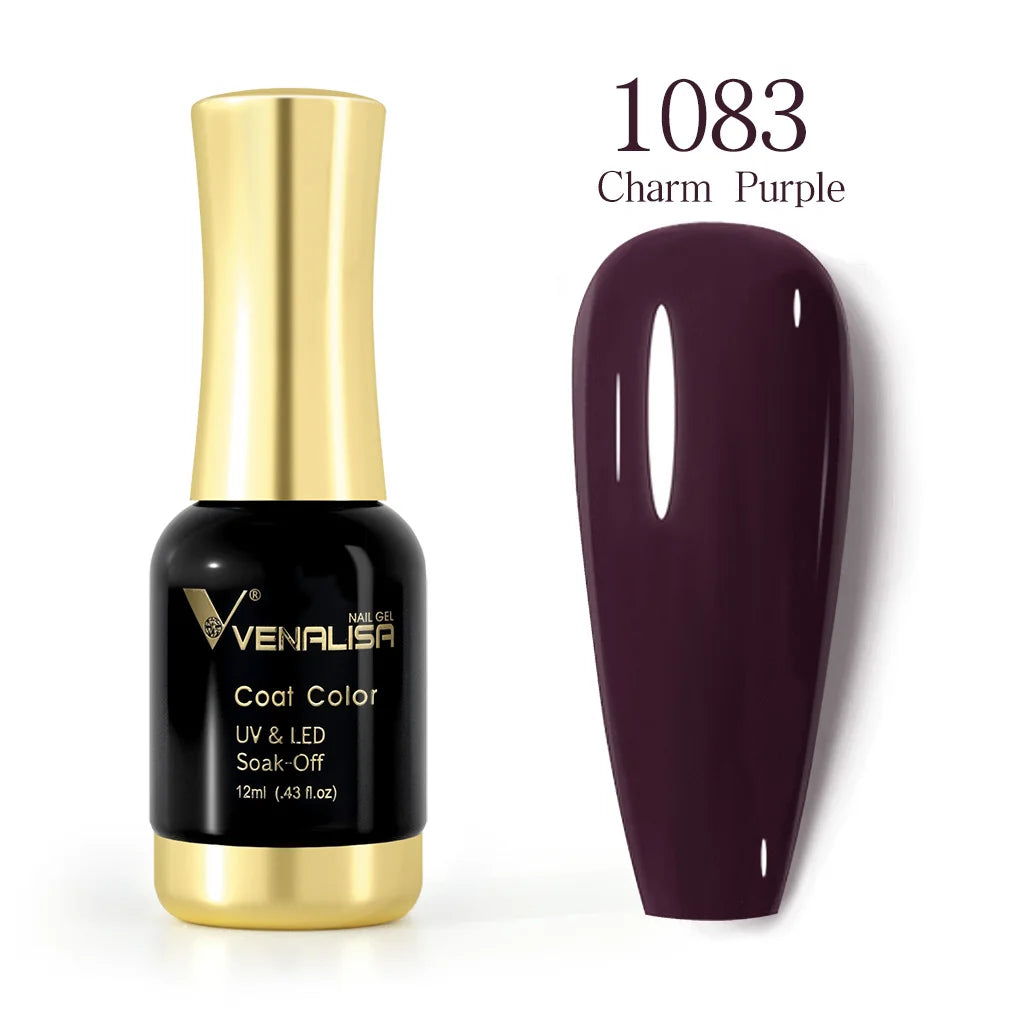 VENALISA Gel Nail Polish Set – 120 Colors UV/LED Soak Off 12ml