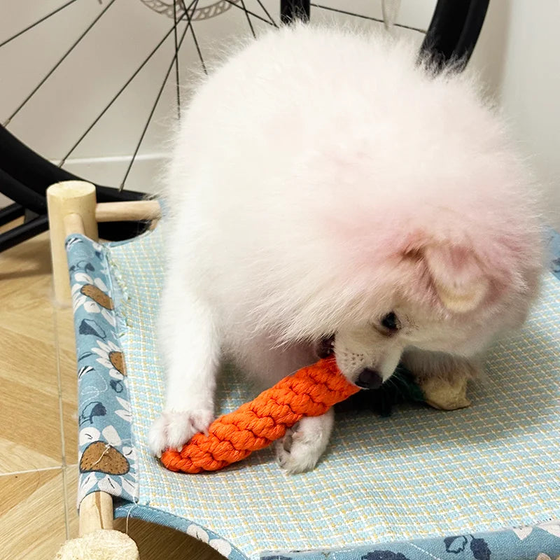 ToughCarrot: Bite-Resistant Cotton Chew Toy