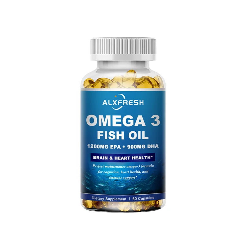 Alxfresh Omega 3 Fish Oil 3600mg – High EPA & DHA Supplement