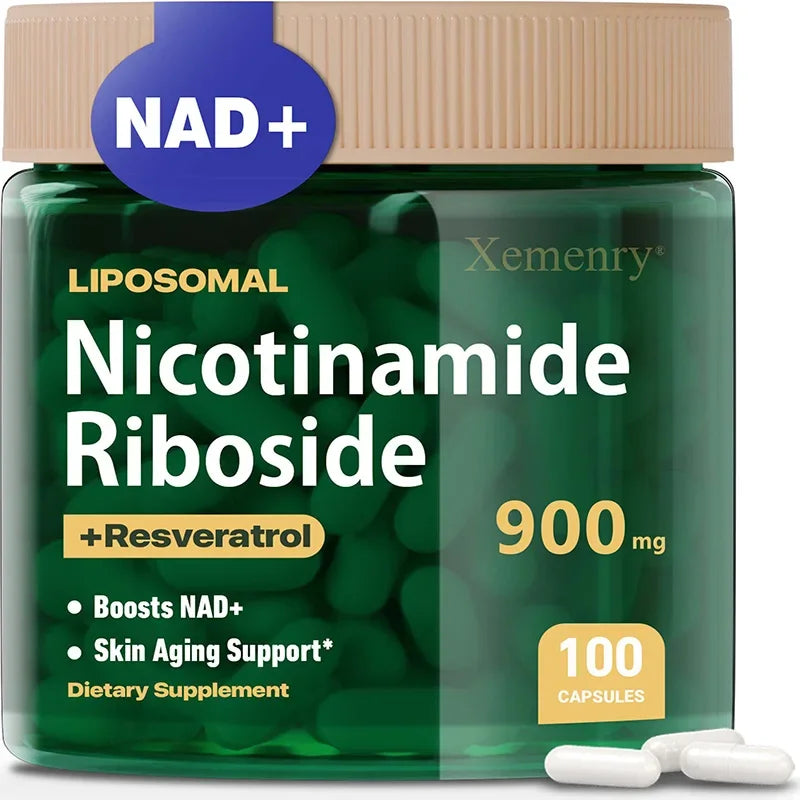 NAD+ Supplement – Nicotinamide Riboside with Resveratrol & Quercetin 900mg