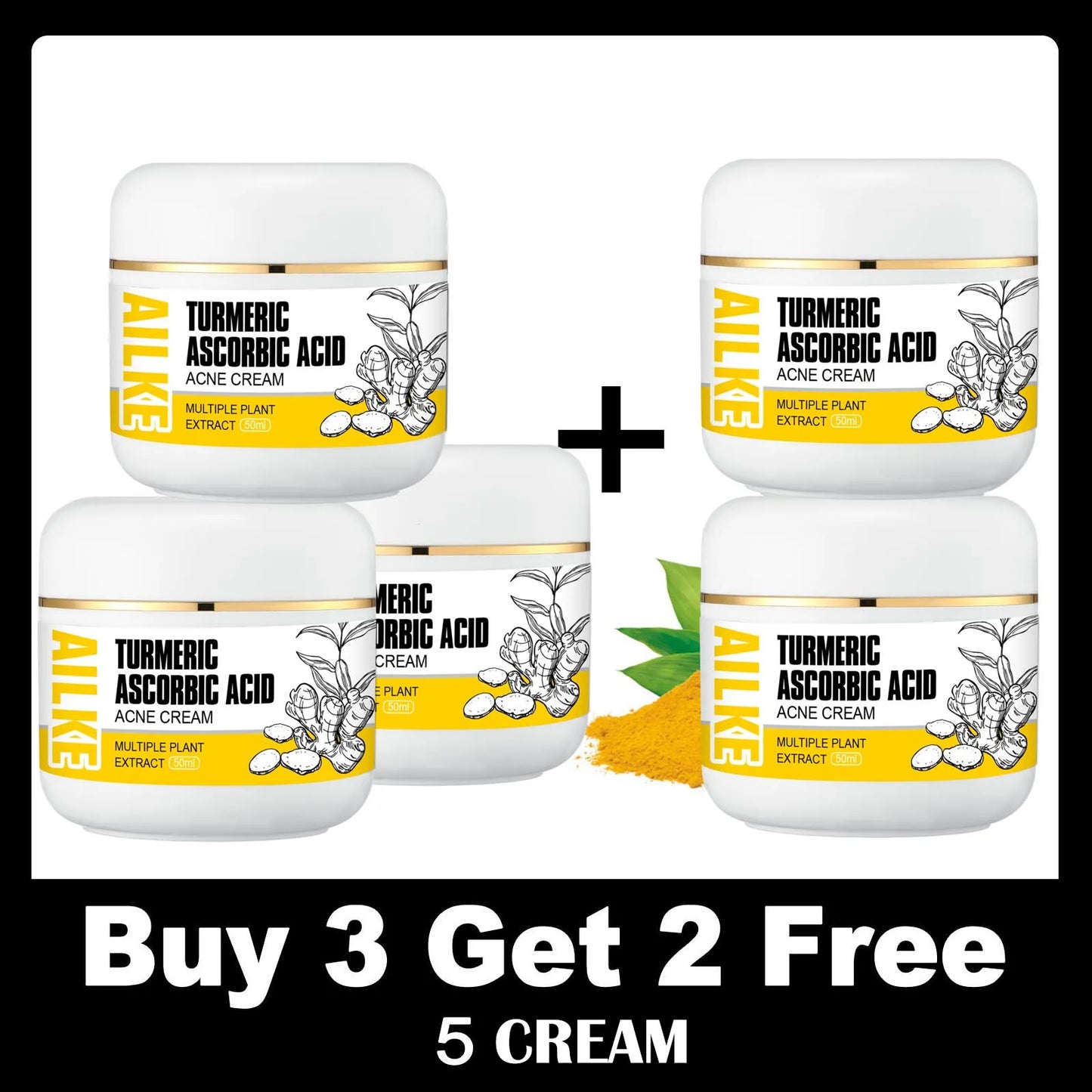 Organic Turmeric Kit – Brightening, Spot Removal, Acne Treatment & Hydration Routine