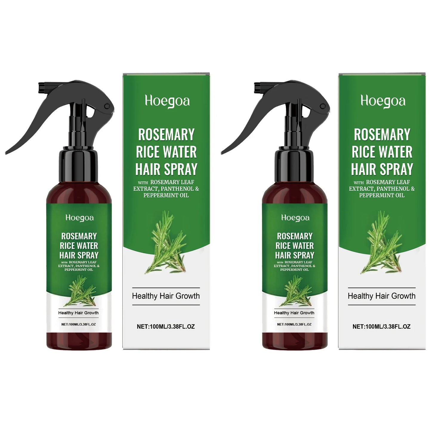 Rosemary & Rice Water Hair Growth Spray – Scalp Hydrating Care