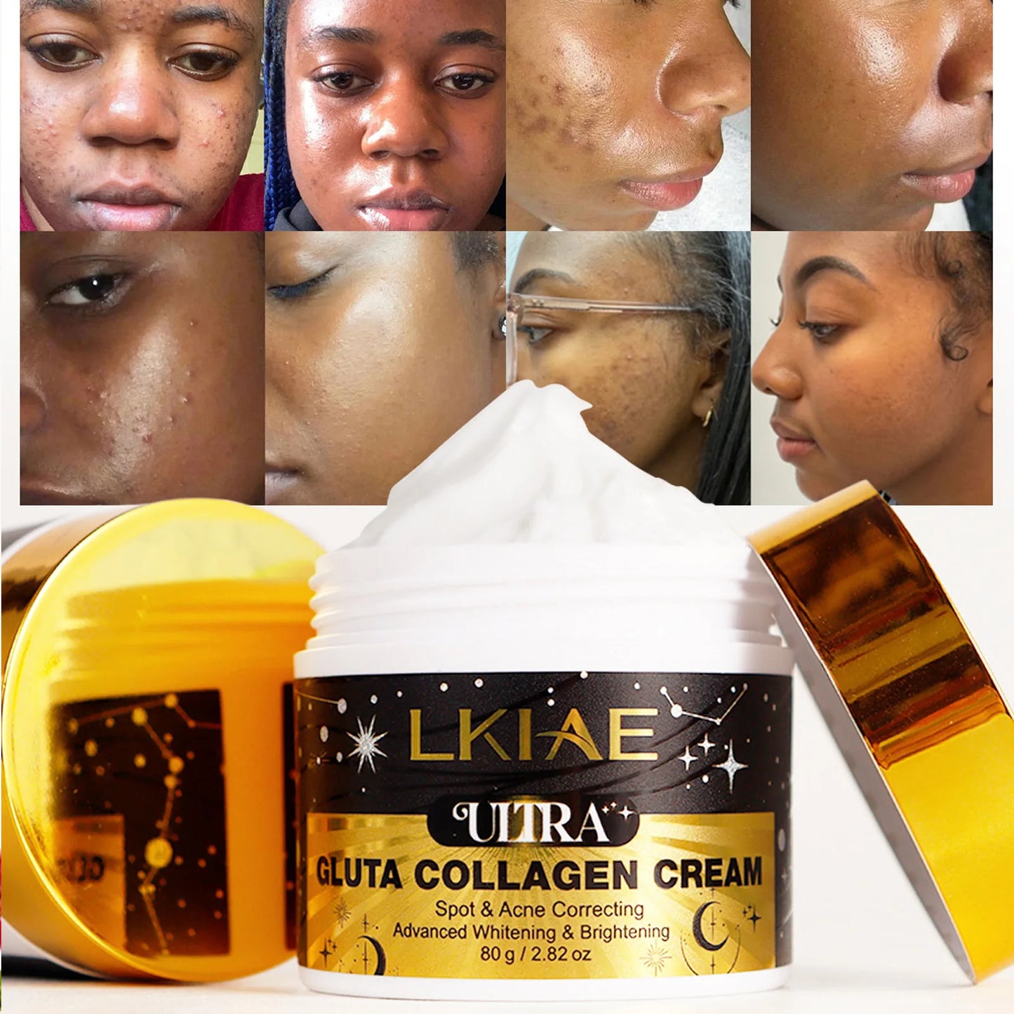 LKIAE Collagen & Glutathione Face Cream – Brightening & Skin Tone Care