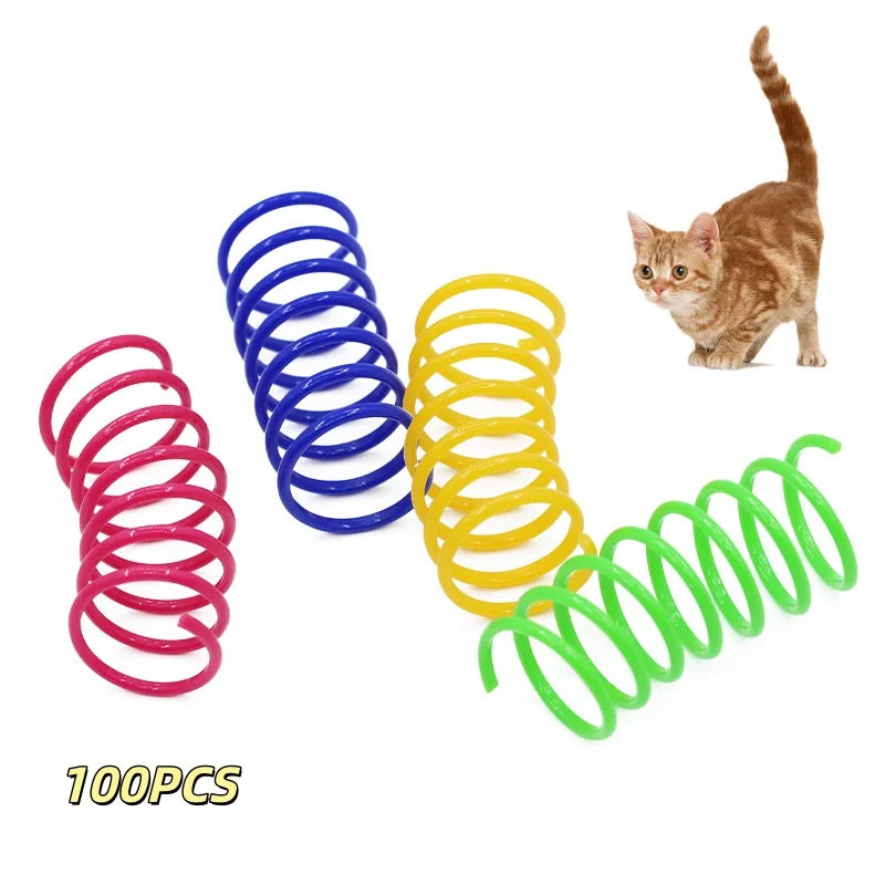 SpringyJump: Colorful Interactive Cat Springs
