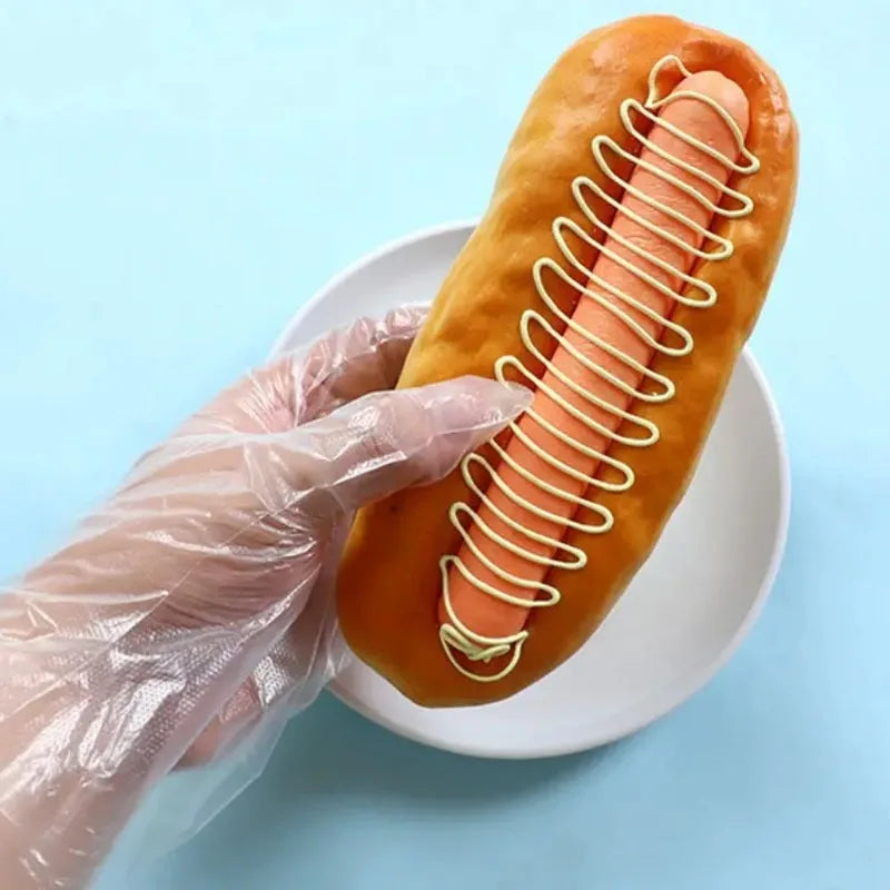 HygieneGuard: Disposable Multi-Purpose PE Gloves (100-500 Pack)