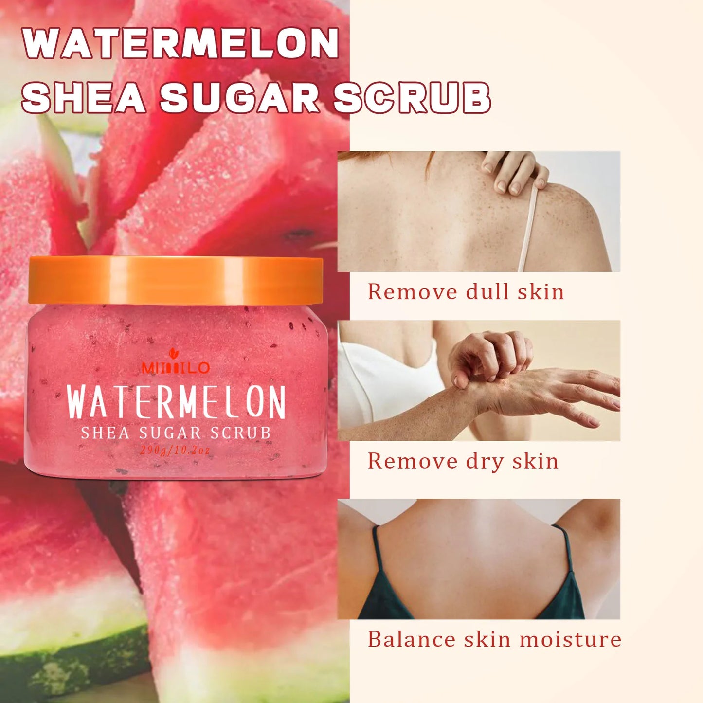 VelvetGlow: Shea Sugar Exfoliating Body Scrub