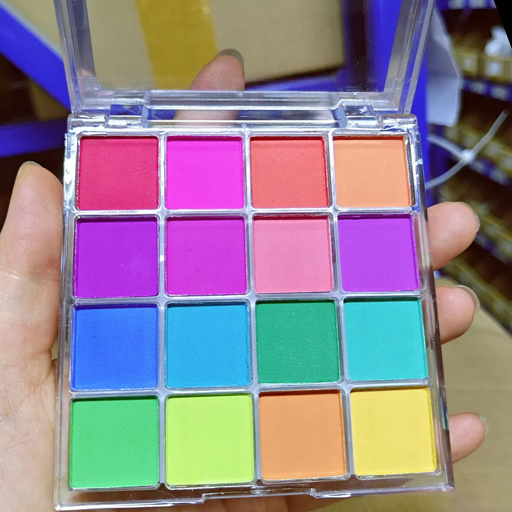 LuxeChromatic: 16-Color Neon & Ombre Nail Art Pigment Palette
