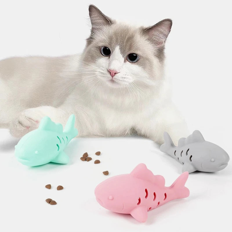 TreatFish: Interactive Food Dispensing Cat Toy