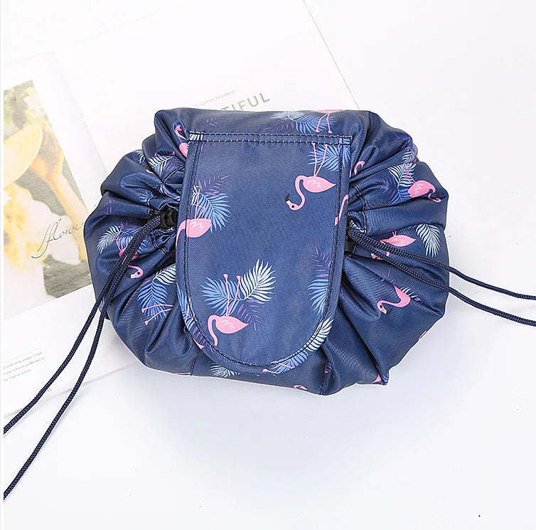 Drawstring Cosmetic Bag – Waterproof Travel Makeup Organizer
