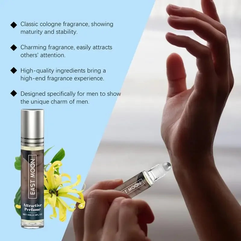 Men Pheromone Perfume Roller – 10ml Long Lasting Cologne