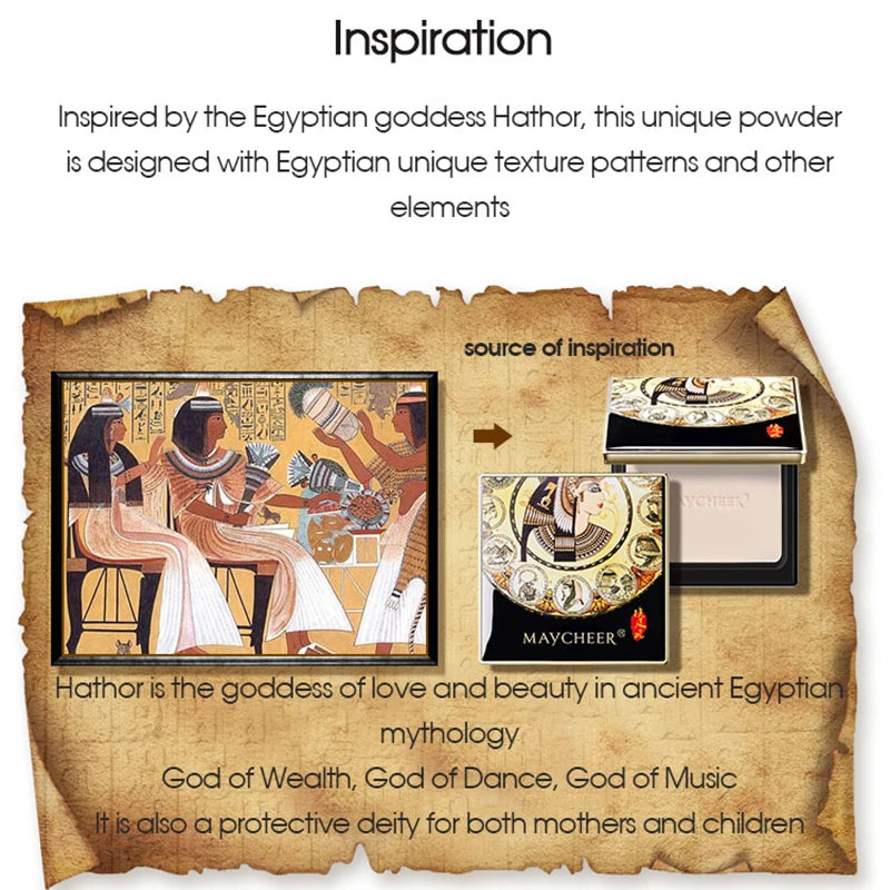 Egyptian Style Oil Control Face Powder – Waterproof Long Lasting Makeup