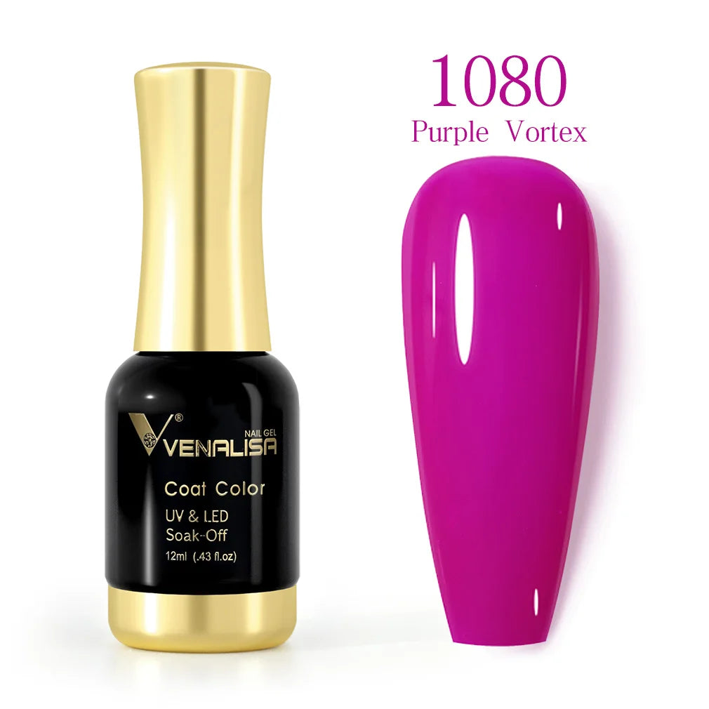 VENALISA Gel Nail Polish Set – 120 Colors UV/LED Soak Off 12ml