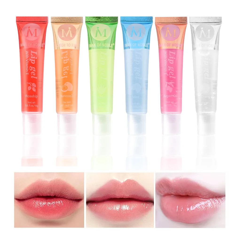 6-Piece Fruity Lip Gloss Set – Hydrating & Glossy