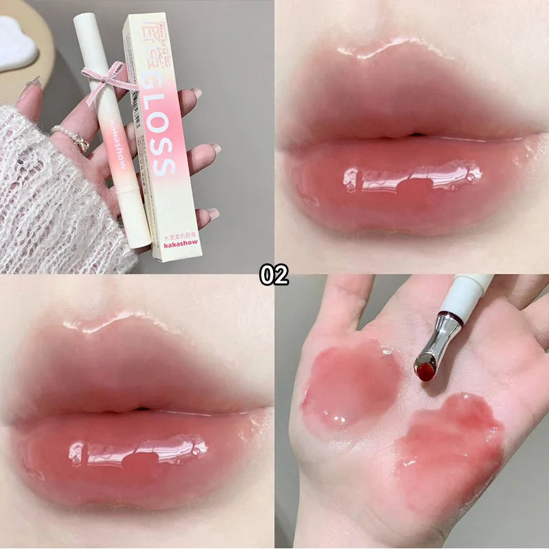 Kakashow Mirror Water Lip Gloss – Jelly Moisturizing Tint