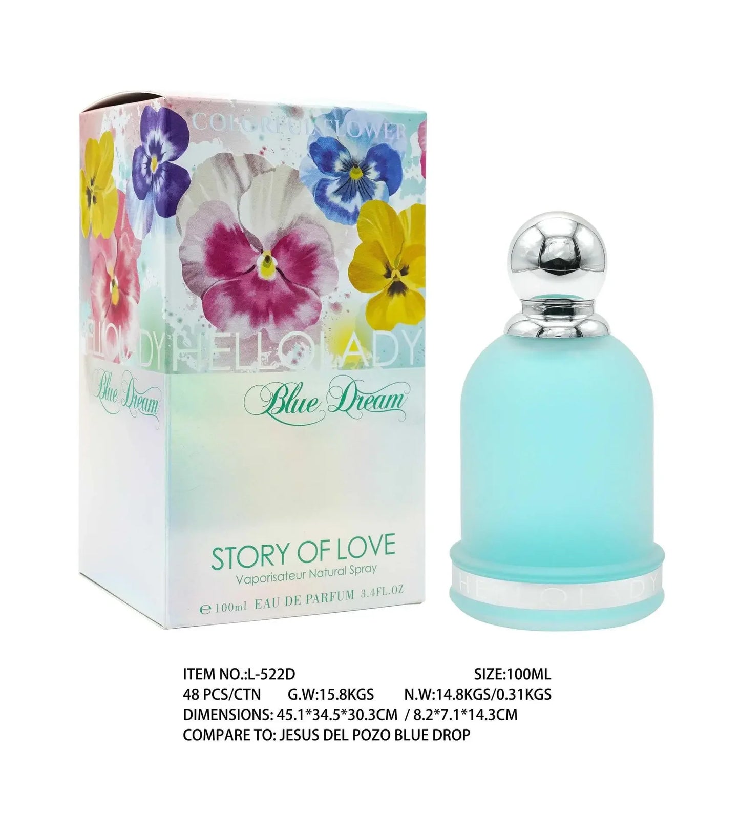 Charming Bloom: Elegant Floral Eau de Parfum (100ml)