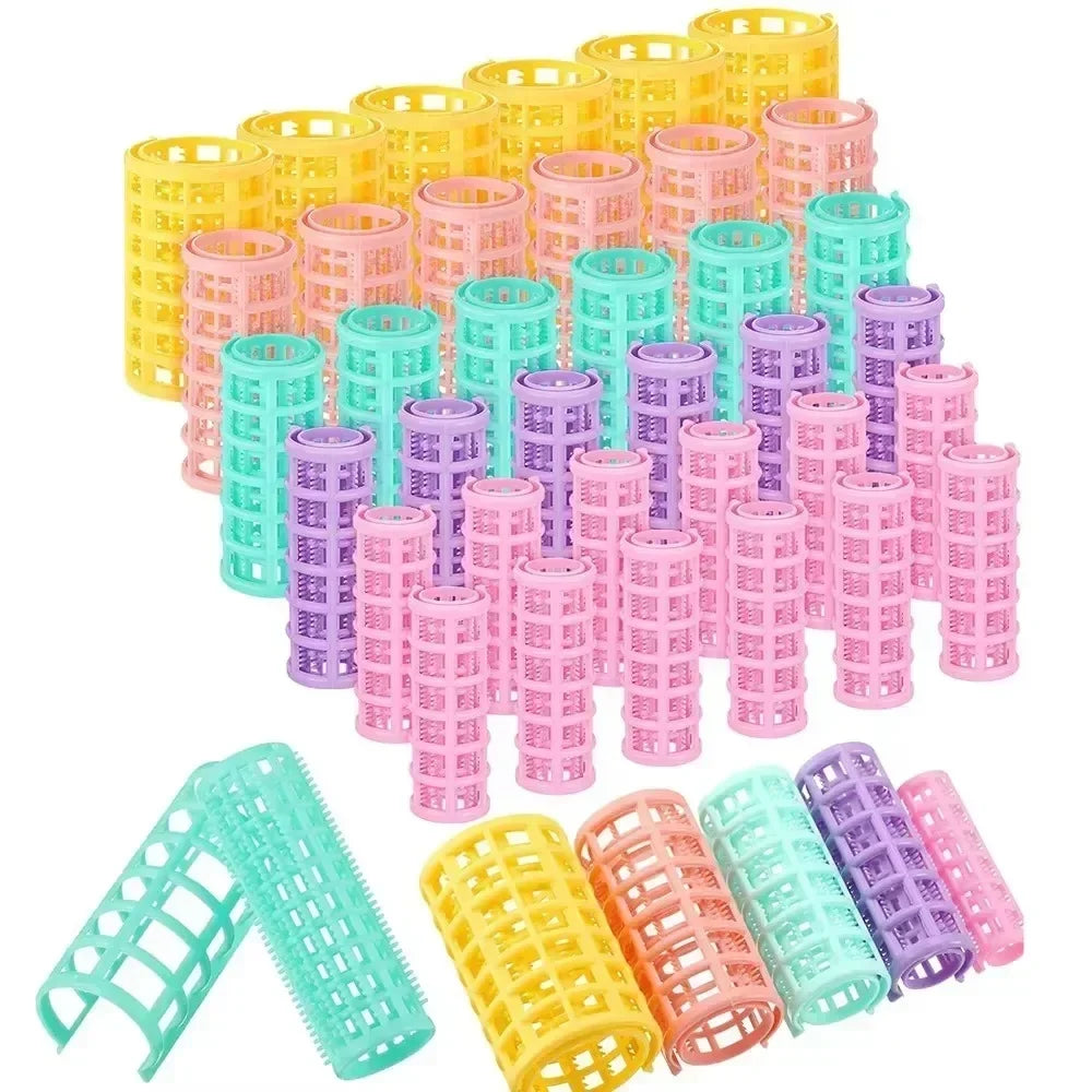 Heatless Hair Curler Set – No Heat Curling Rollers (Multi-Size Options)