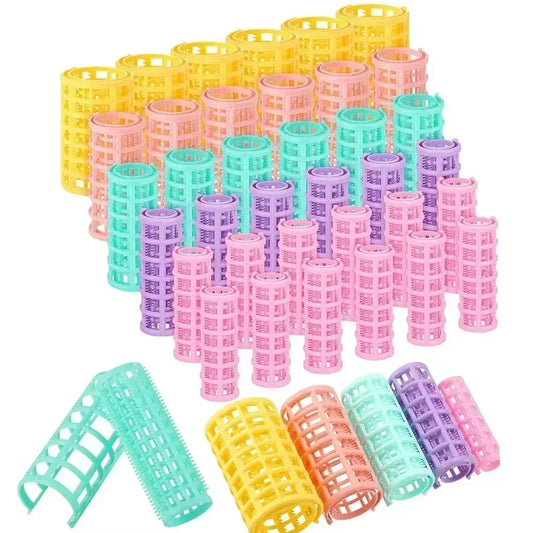 Heatless Hair Curler Set – No Heat Curling Rollers (Multi-Size Options)