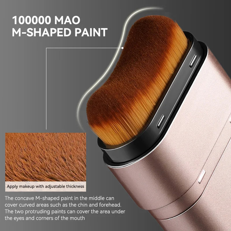 Hydrating Foundation Stick with Brush – Lightweight & Waterproof
