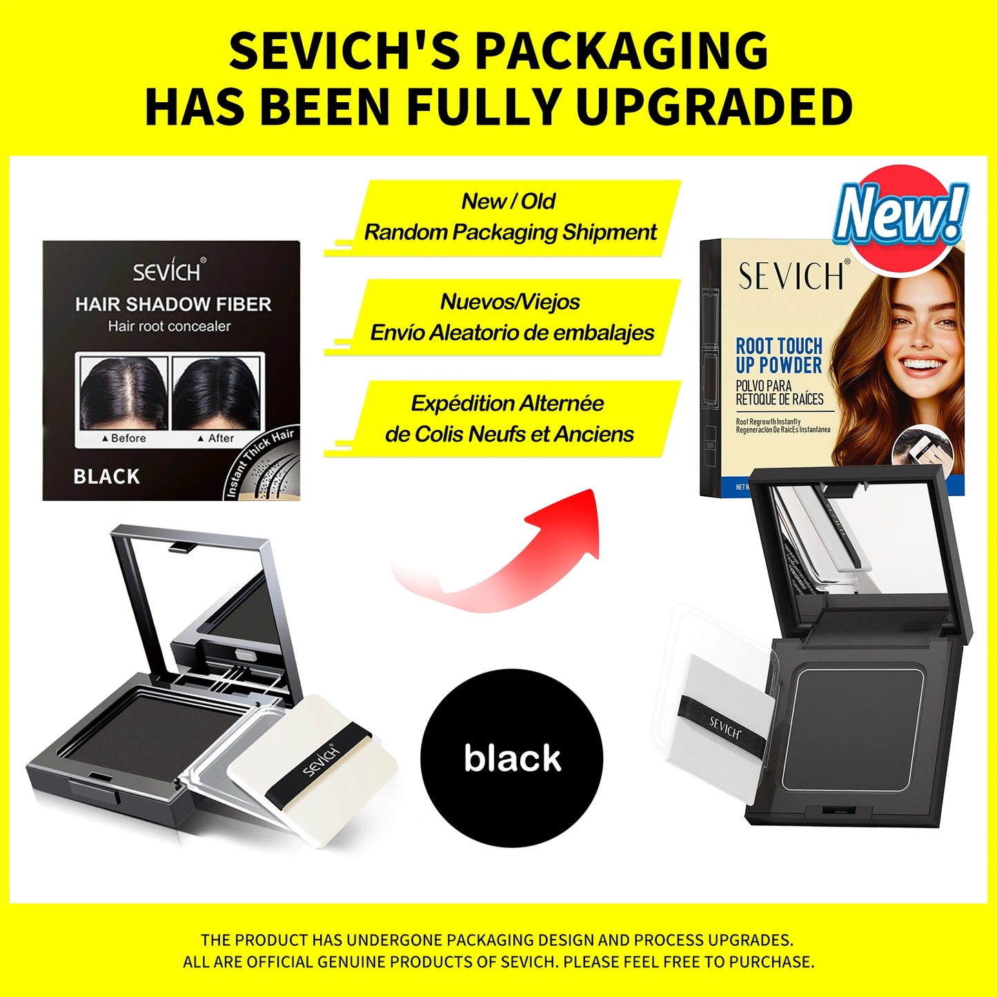 Sevich Hair Shadow Fiber (Hair root concealer)