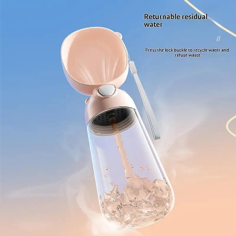 All-in-One Pet Companion Cup: Water, Food & Waste