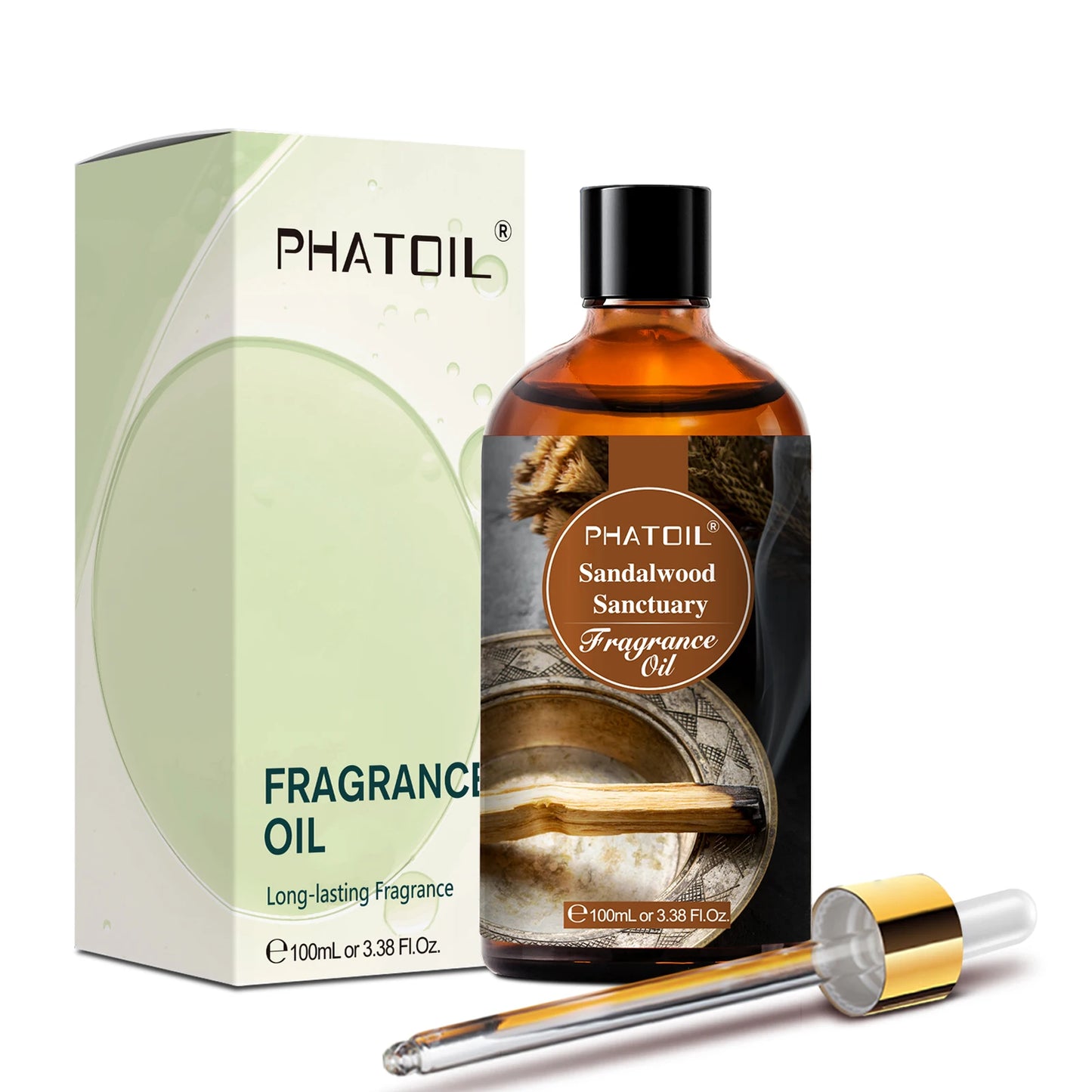 PHATOIL Almond & Vanilla Fragrance Oil – Diffuser Aromatherapy (100ml)