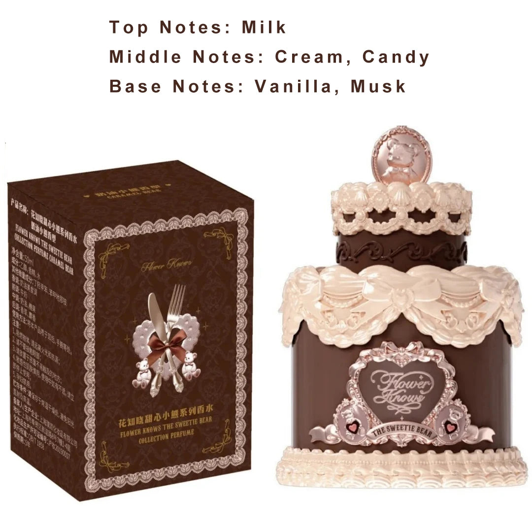 Flower Knows Sweetie Bear Perfume – Rose Milk Musk Floral Fragrance