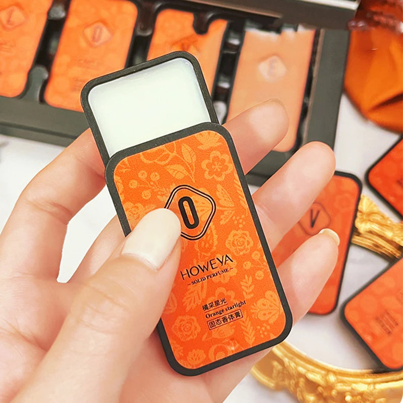 4PCS Solid Perfume Set – Floral & Fruity Long-Lasting Fragrance, Portable (Gift & Daily Use)