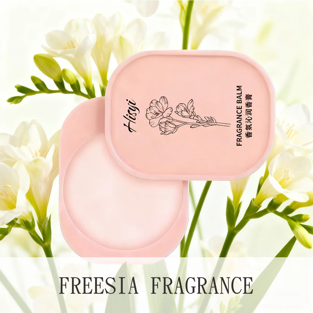 Solid Perfume Balm – Long-Lasting Floral Fragrance, Vegan, Unisex, Skin-Friendly (Face/Body Use)