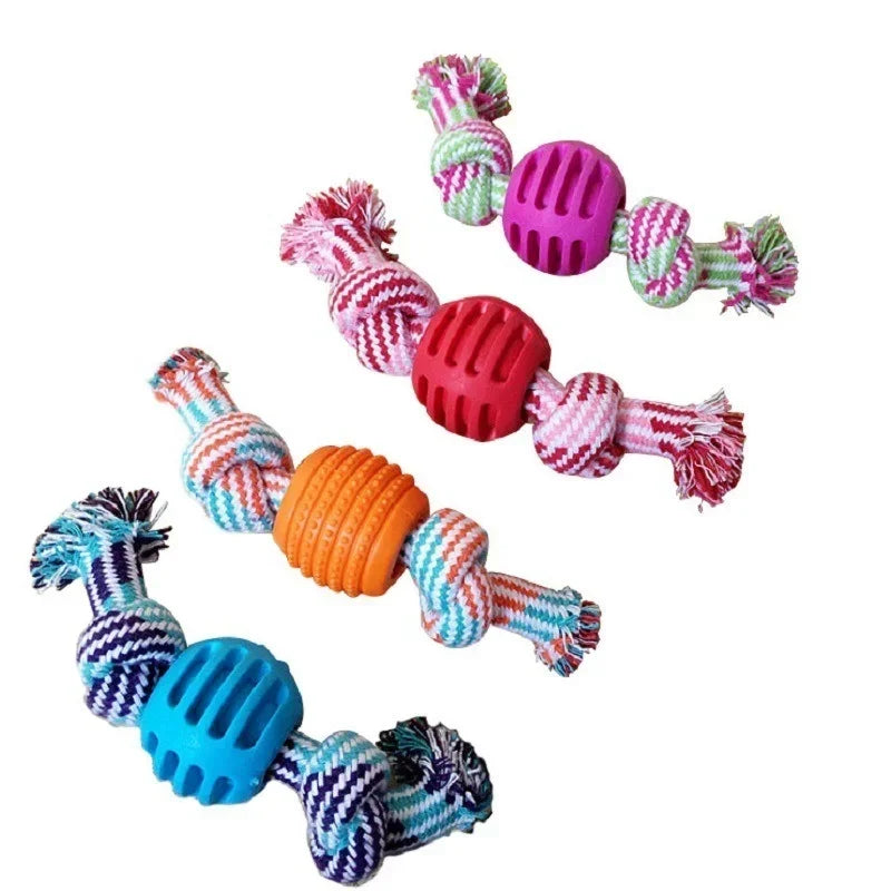 PuppyPlay: Interactive Knot-Design Chew Rope